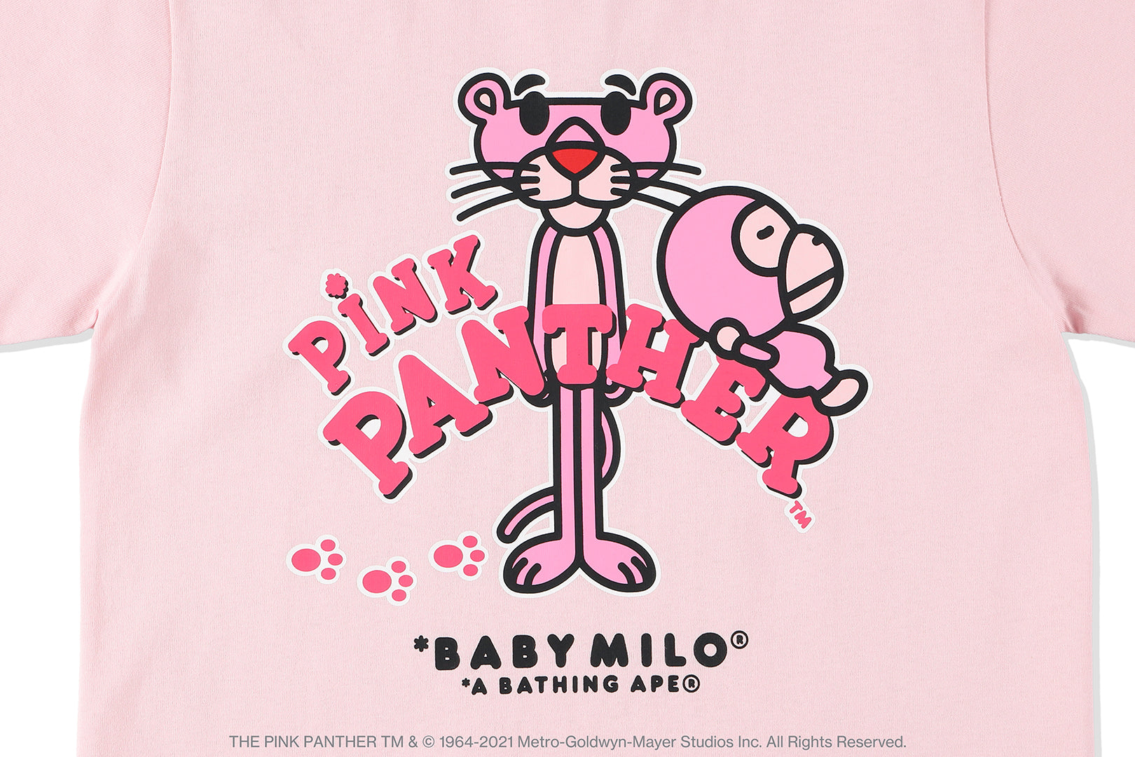 BAPE® X PINK PANTHER BABY MILO TEE #1