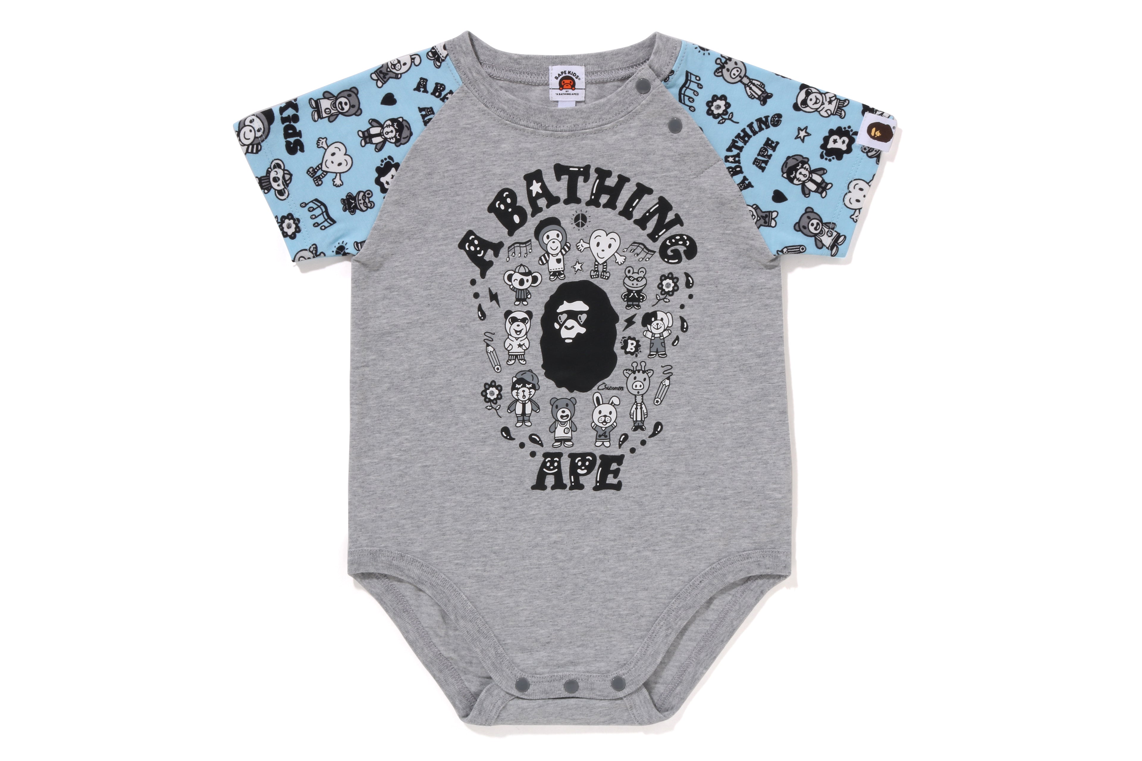 BAPE KIDS® X CHOCOMOO MILO FRIENDS BODYSUIT PAKE SET – uk.bape.com