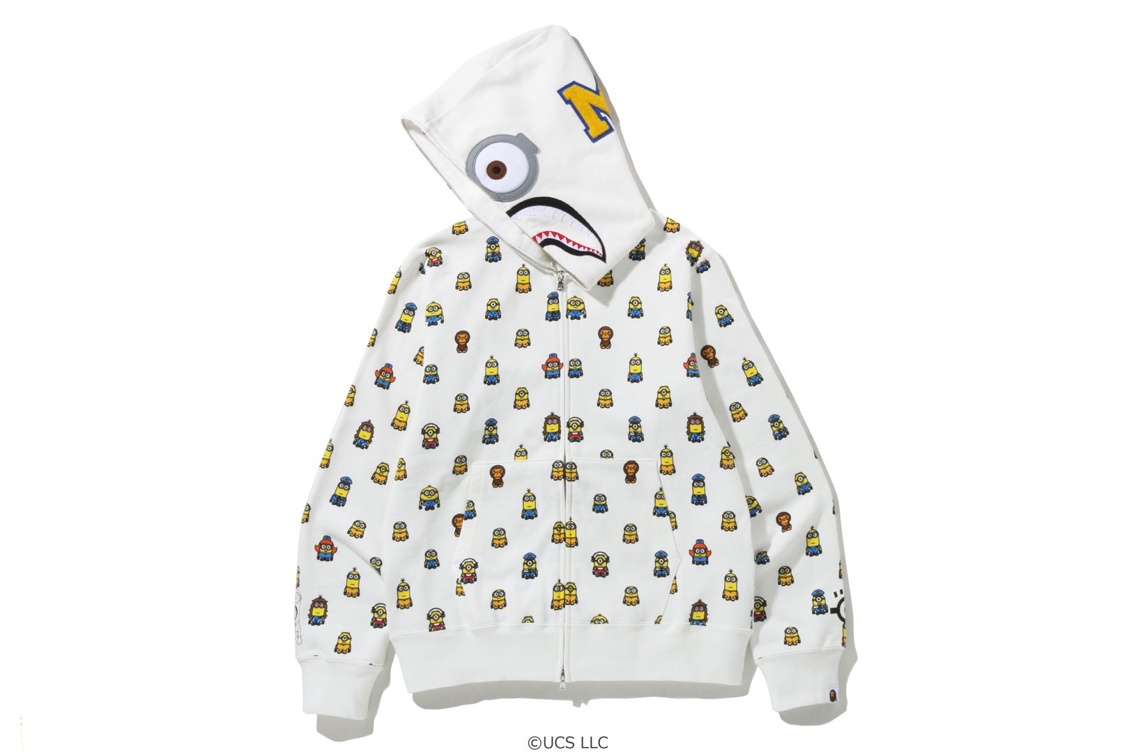 BAPE® X MINIONS SHARK FULL ZIP HOODIE – uk.bape.com