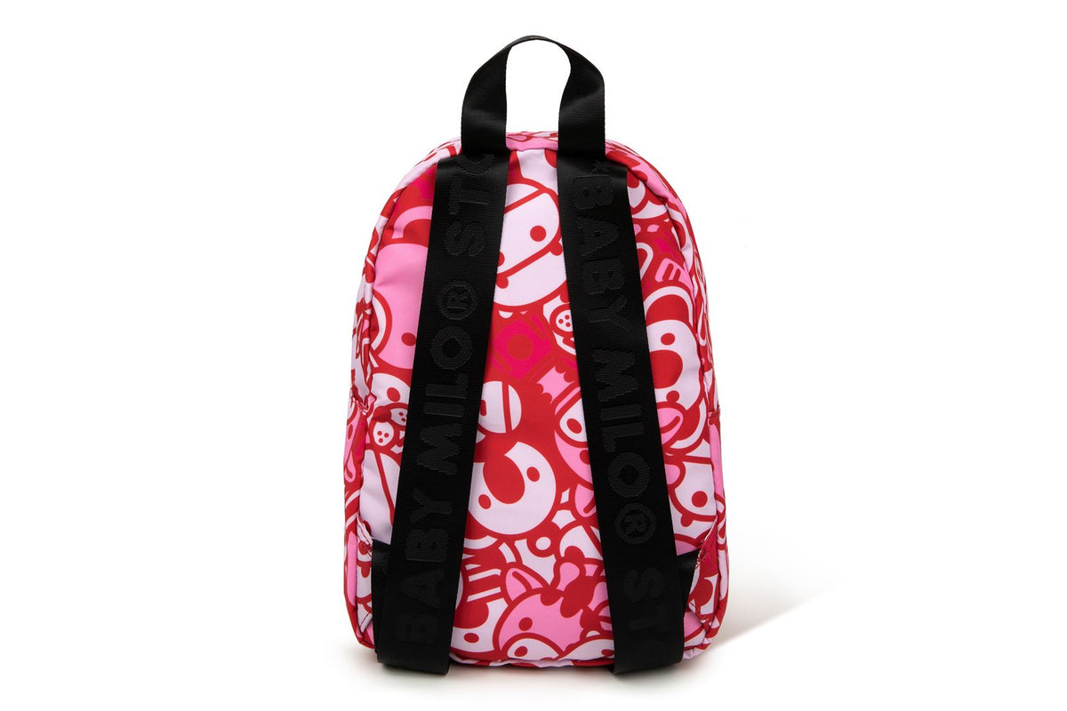 Baby Milo Printed Backpack in Multicoloured - BAPE Kids