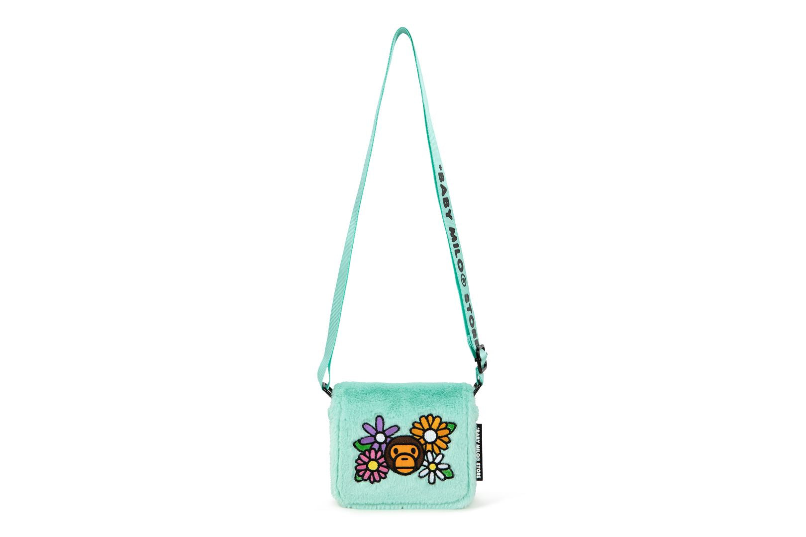 BABY MILO FLOWER FUR MINI CROSS BAG – uk.bape.com