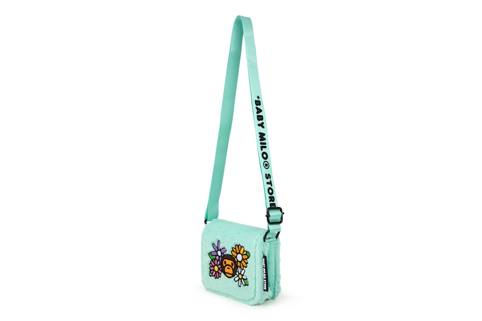 BABY MILO FLOWER FUR MINI CROSS BAG – uk.bape.com