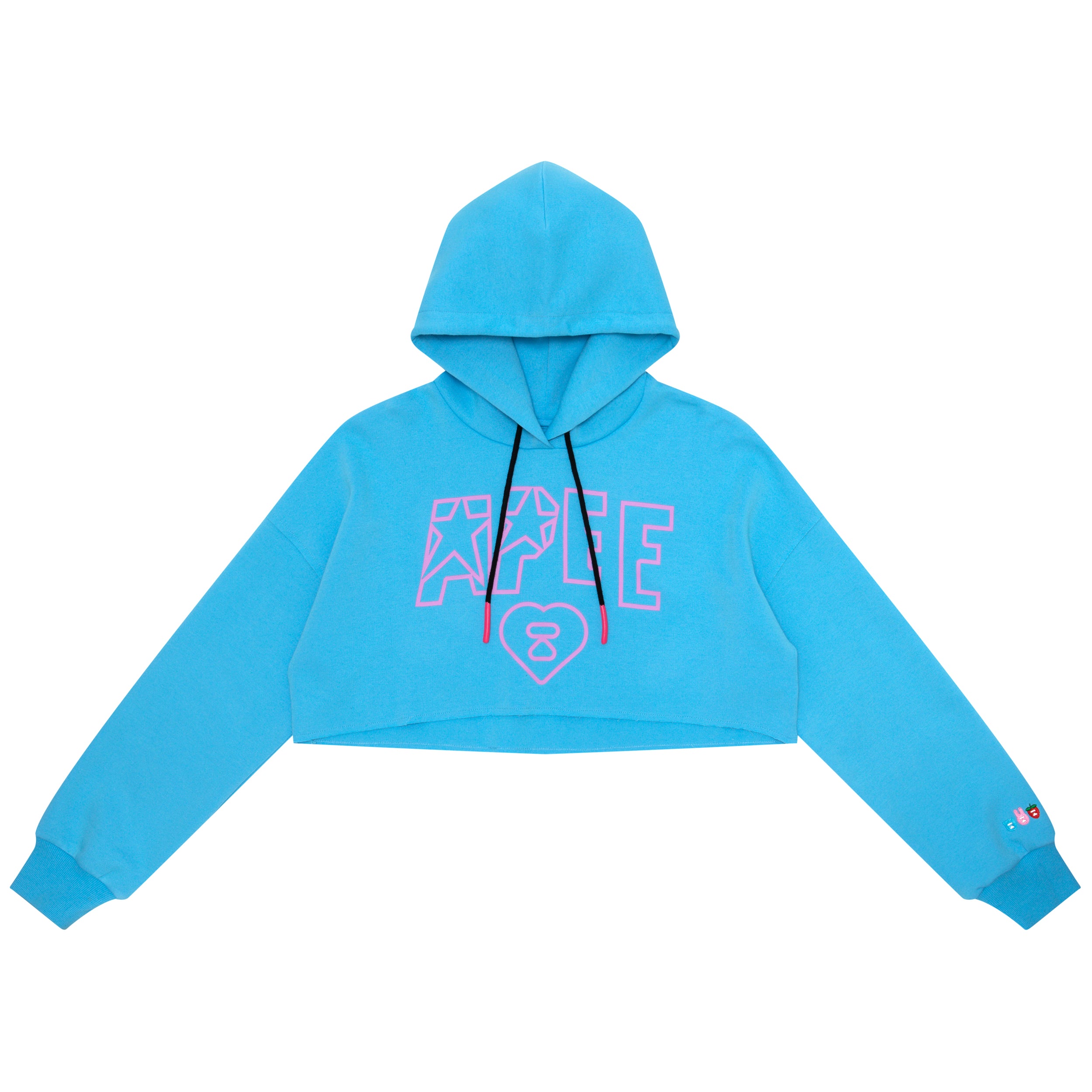 APEE LOGO CROPPED HOODIE