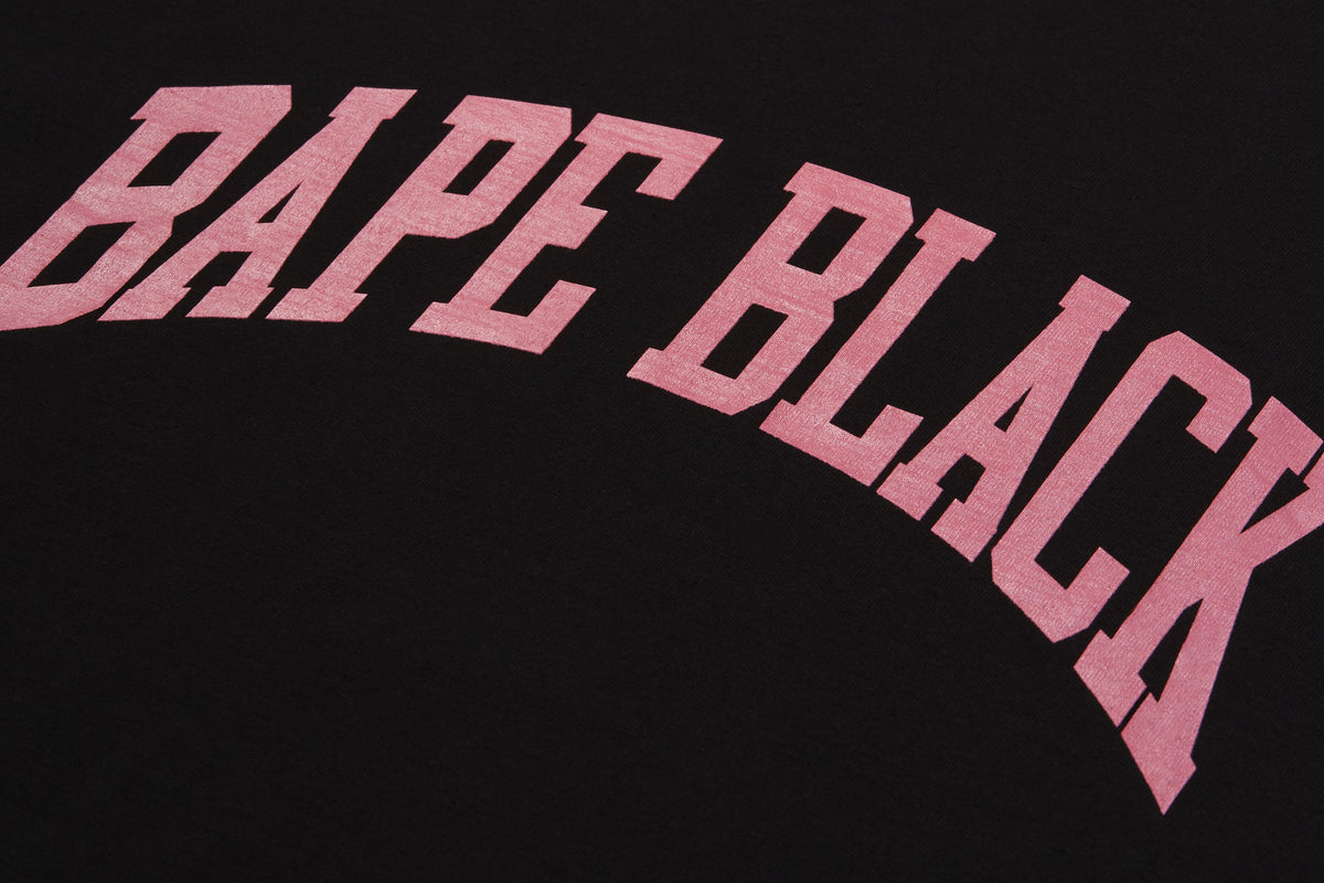 BAPE BLACK Logo print tee Bape official website โ