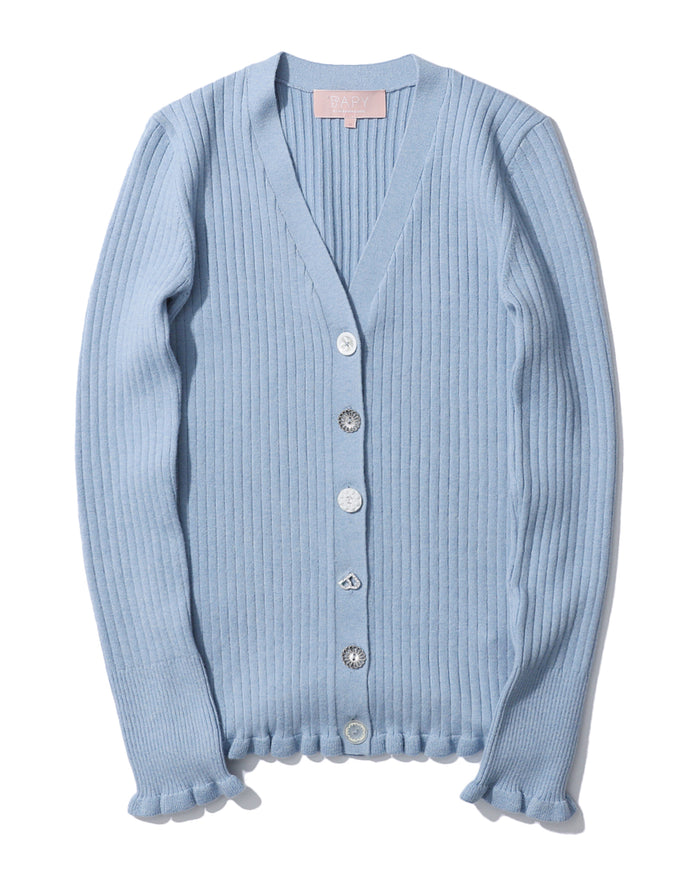 BAPY FITTED CARDIGAN