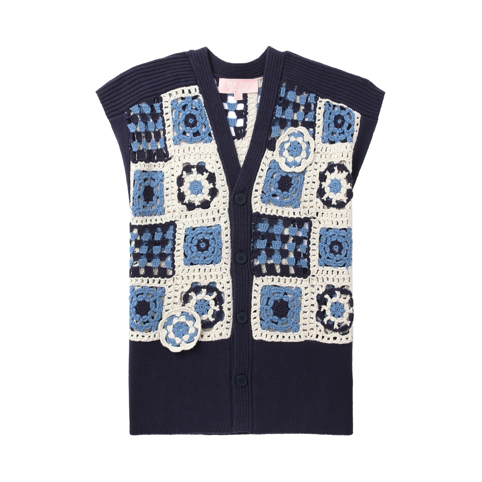 BAPY CROCHET KNIT VEST – uk.bape.com