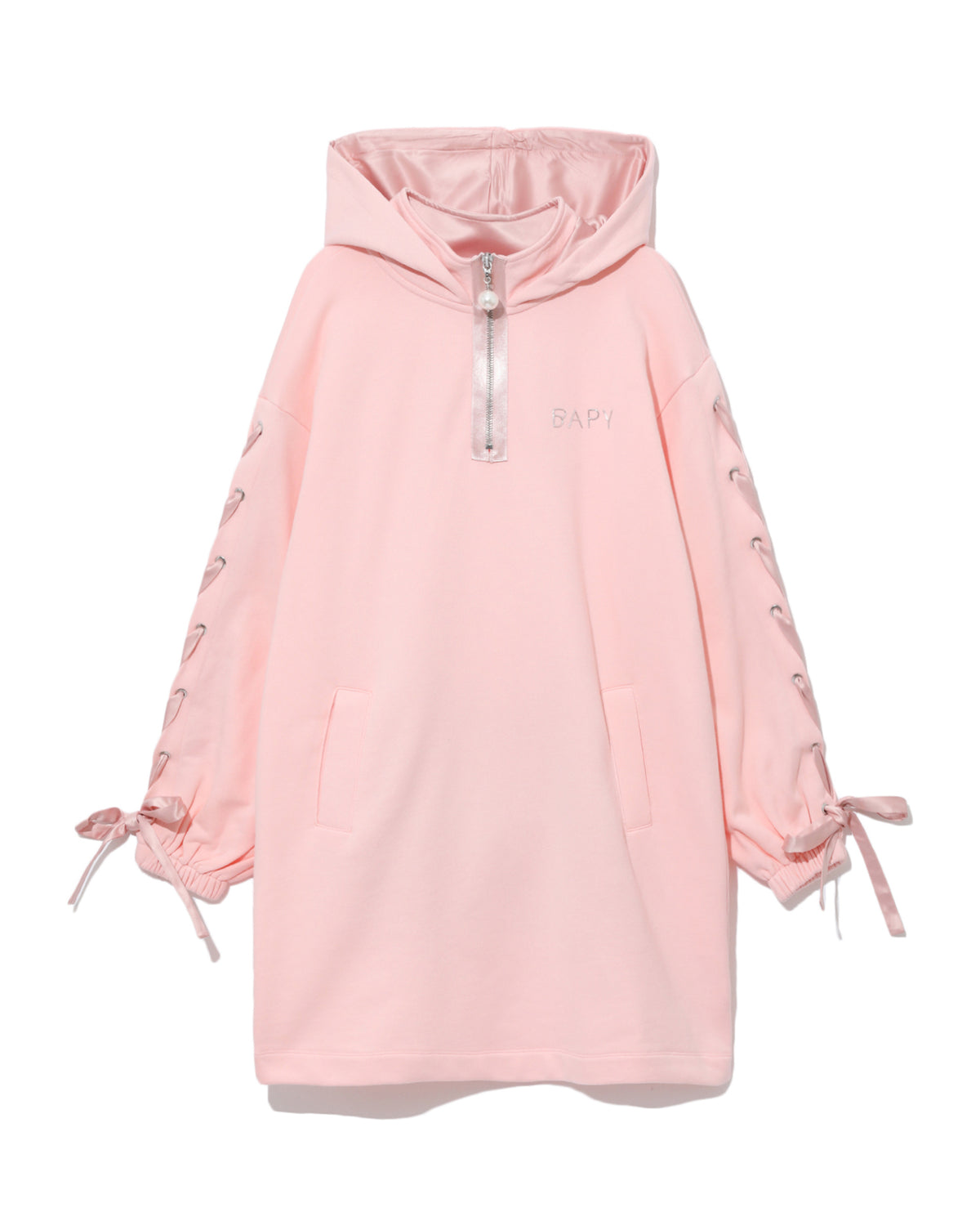 BAPY Half-zip drawstring hoodie dress | Bape official website uk.bape.com BAPY Half-zip drawstring hoodie dress | Bape official website uk.bape.com
