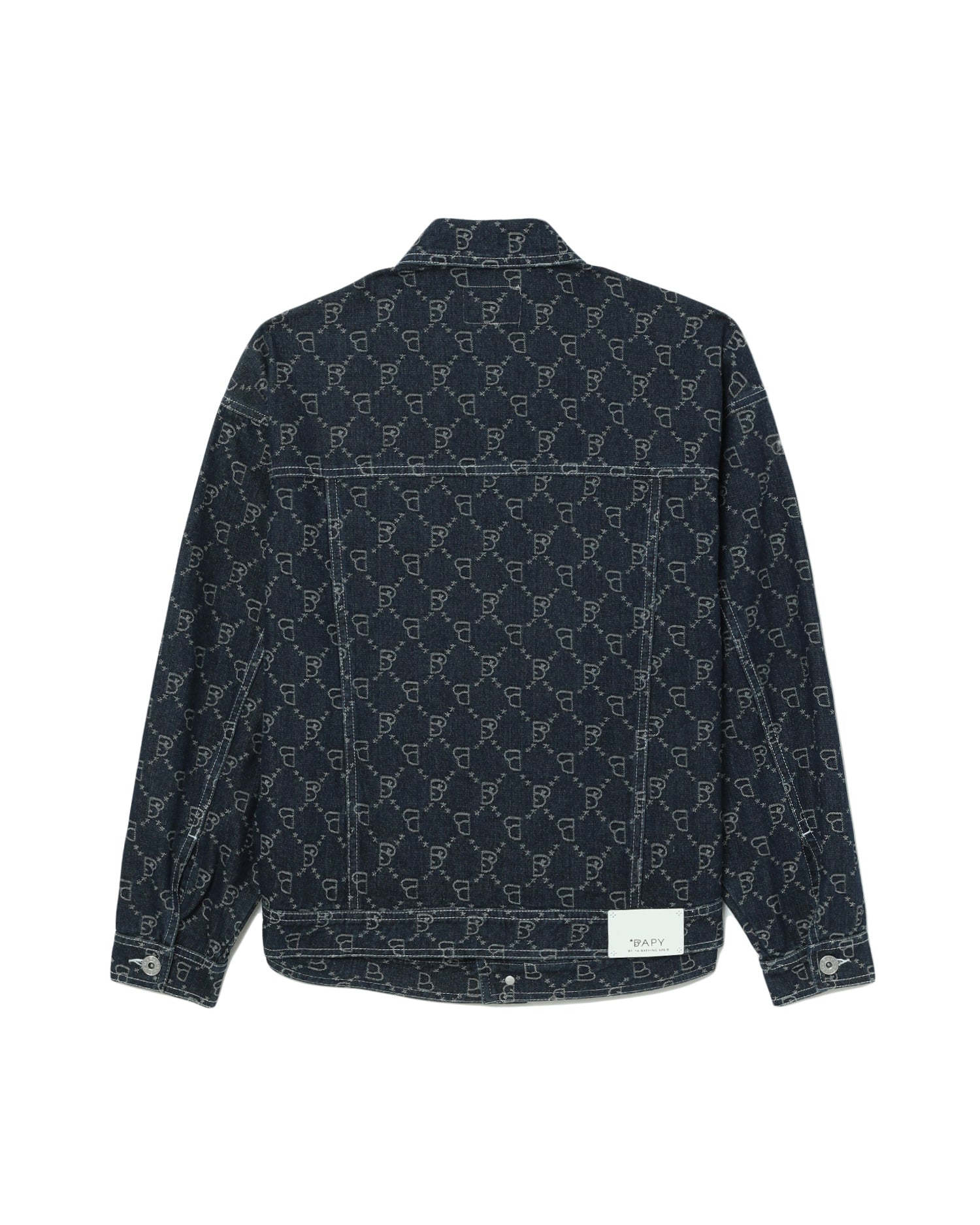 BAPY MONOGRAM DENIM JACKET