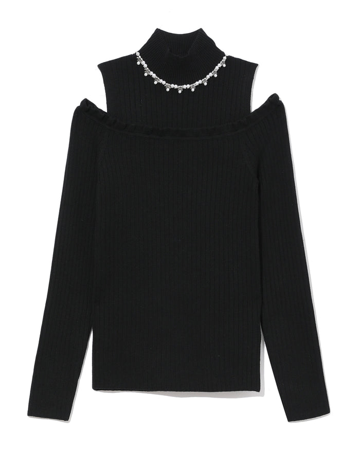 BAPY FITTED KNIT TOP