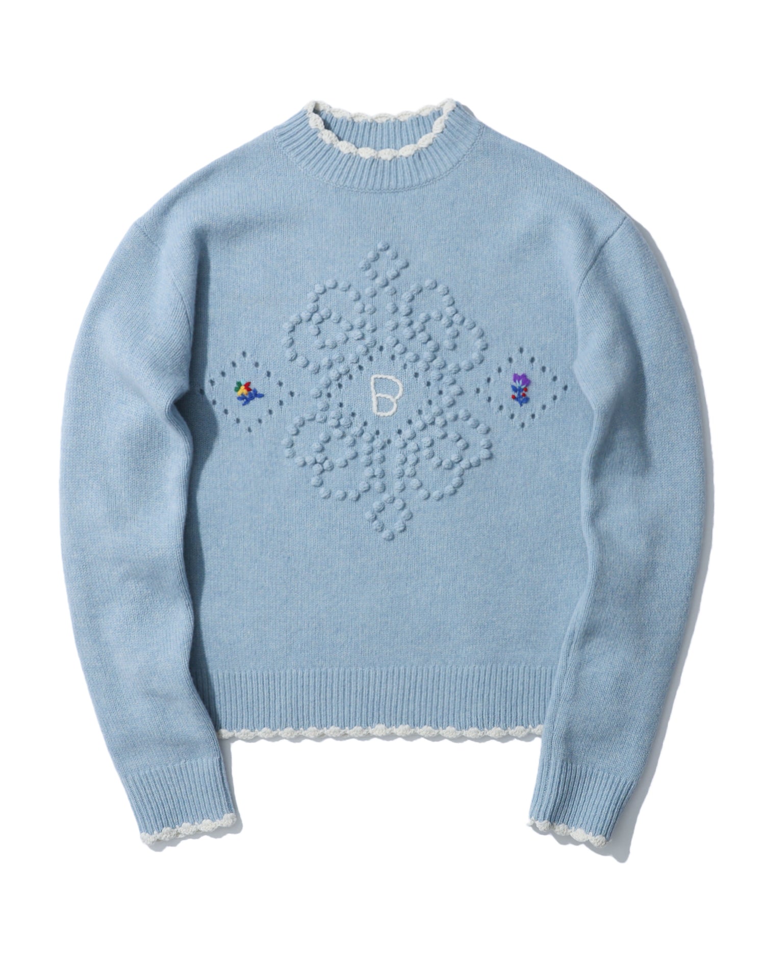 BAPY BUBBLE MOTIF SWEATER