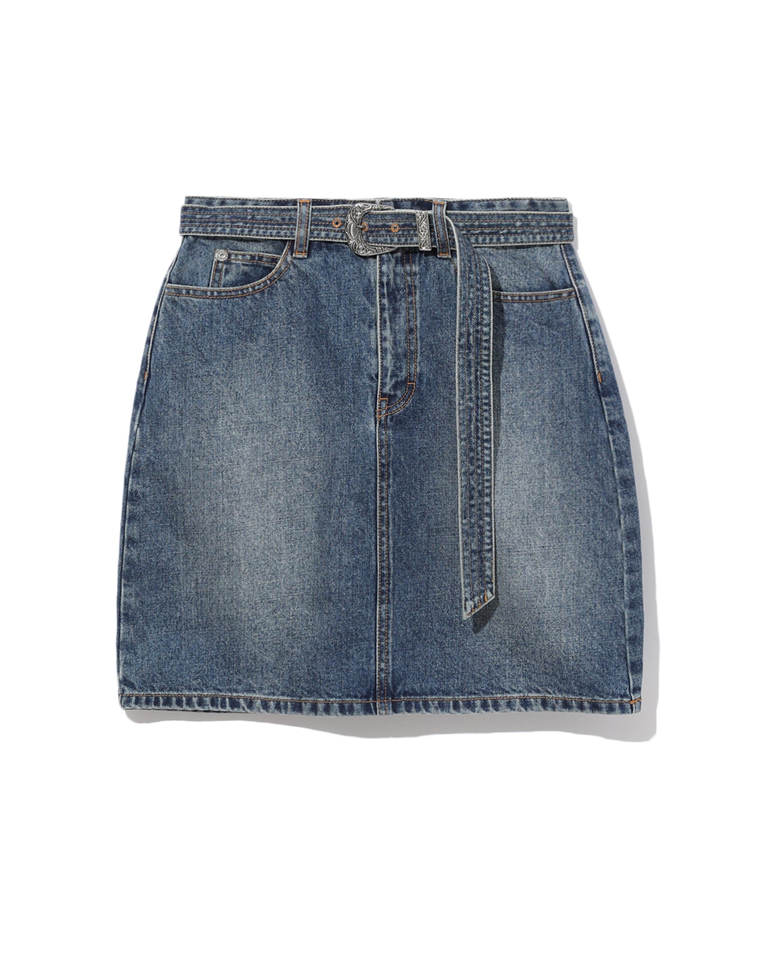 A line 2024 denim skirt uk