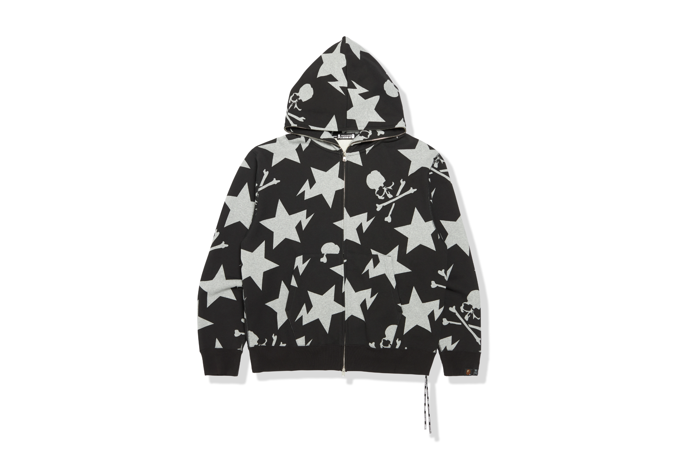MASTERMIND VS BAPE Logo graphic zip-up hoodie | Bape official MASTERMIND VS BAPE Logo graphic zip-up hoodie | Bape official