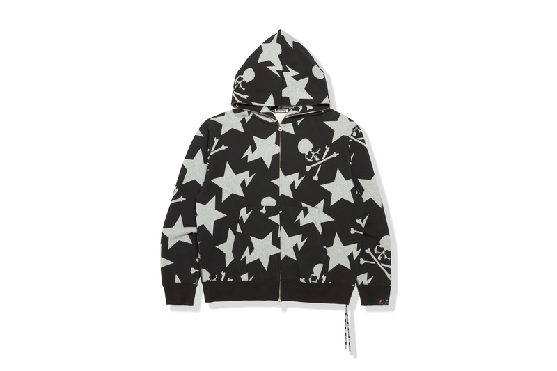 MM BAPE 11TH STA PATTERN RELAXED FULL ZIP HOODIE – uk.bape.com